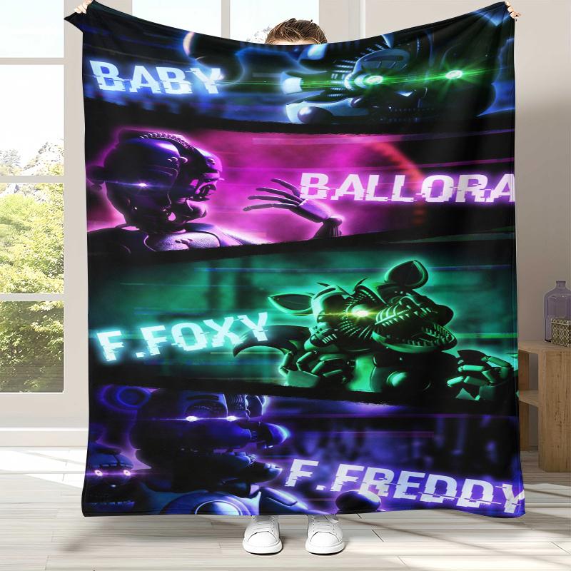 Horror Freddy F-FNAF Games Flannel Blanket,Ultra Soft Warm Plush Throw for Home Bedroom Bed Sofa Cover Office Camping Picnic 75x90cm
Horror Freddy F-FNAF Games Flannel Blanket,Ultra Soft Warm Plush Throw for Home Bedroom Bed Sofa Cover Office Camping Picnic 75x90cm