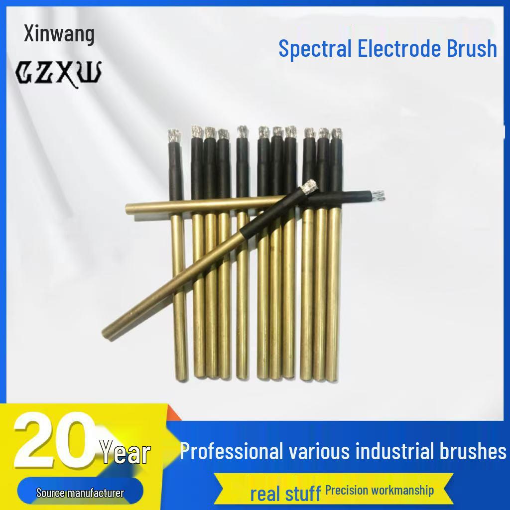 Tungsten Wire Electrode Brush for Desktop Spectrometer - Industrial Consumable Silver; Total Length 105mm; Stainless Steel
Tungsten Wire Electrode Brush for Desktop Spectrometer - Industrial Consumable Silver; Total Length 105mm; Stainless Steel