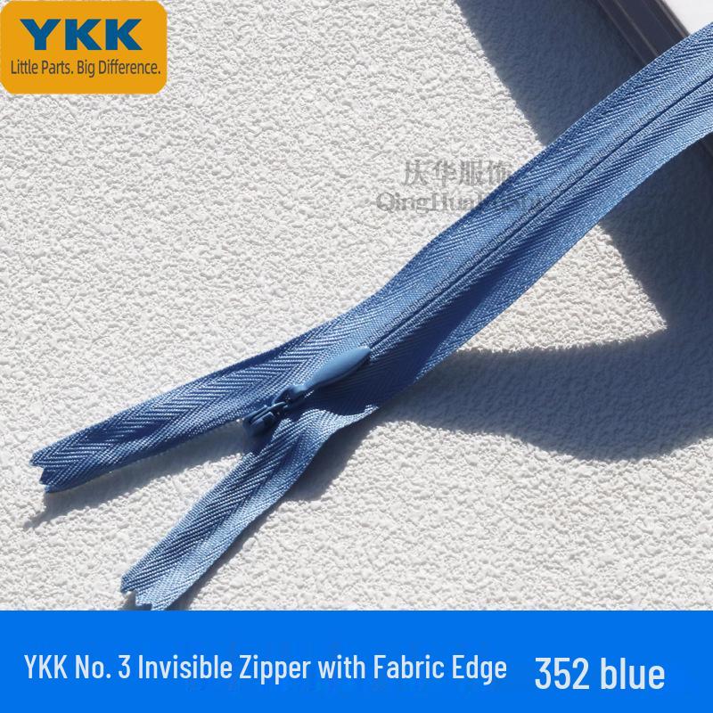 YKK №. 3 Потайная молния с бегунком в виде капли воды, с фиксатором и закрытым концом для свадебных платьев, вечерних платьев и плотных юбок
YKK №. 3 Потайная молния с бегунком в виде капли воды, с фиксатором и закрытым концом для свадебных платьев, вечерних платьев и плотных юбок