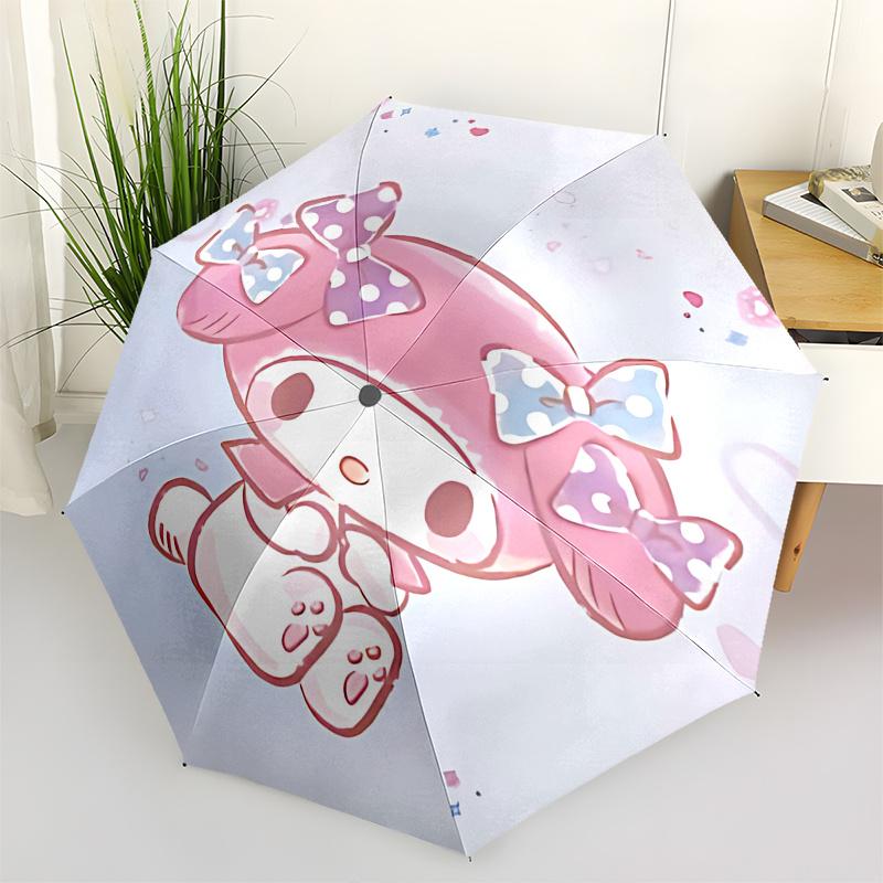 1pc My Melody Automatic Opening/Closing Umbrella with Cute Bow Design - Portable Folding Design, 8-Rib Iron Frame Outdoor Umbrella for Fans, Travelers
1pc My Melody Automatic Opening/Closing Umbrella with Cute Bow Design - Portable Folding Design, 8-Rib Iron Frame Outdoor Umbrella for Fans, Travelers