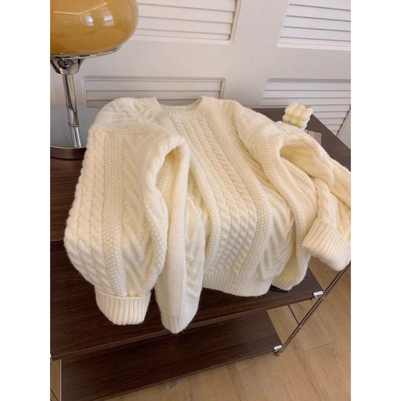 Нарядный свободный молочный фуфу белый свитер крупной вязки Milky White M Suggested 45.00 kg-52.50 kg
Нарядный свободный молочный фуфу белый свитер крупной вязки Milky White M Suggested 45.00 kg-52.50 kg