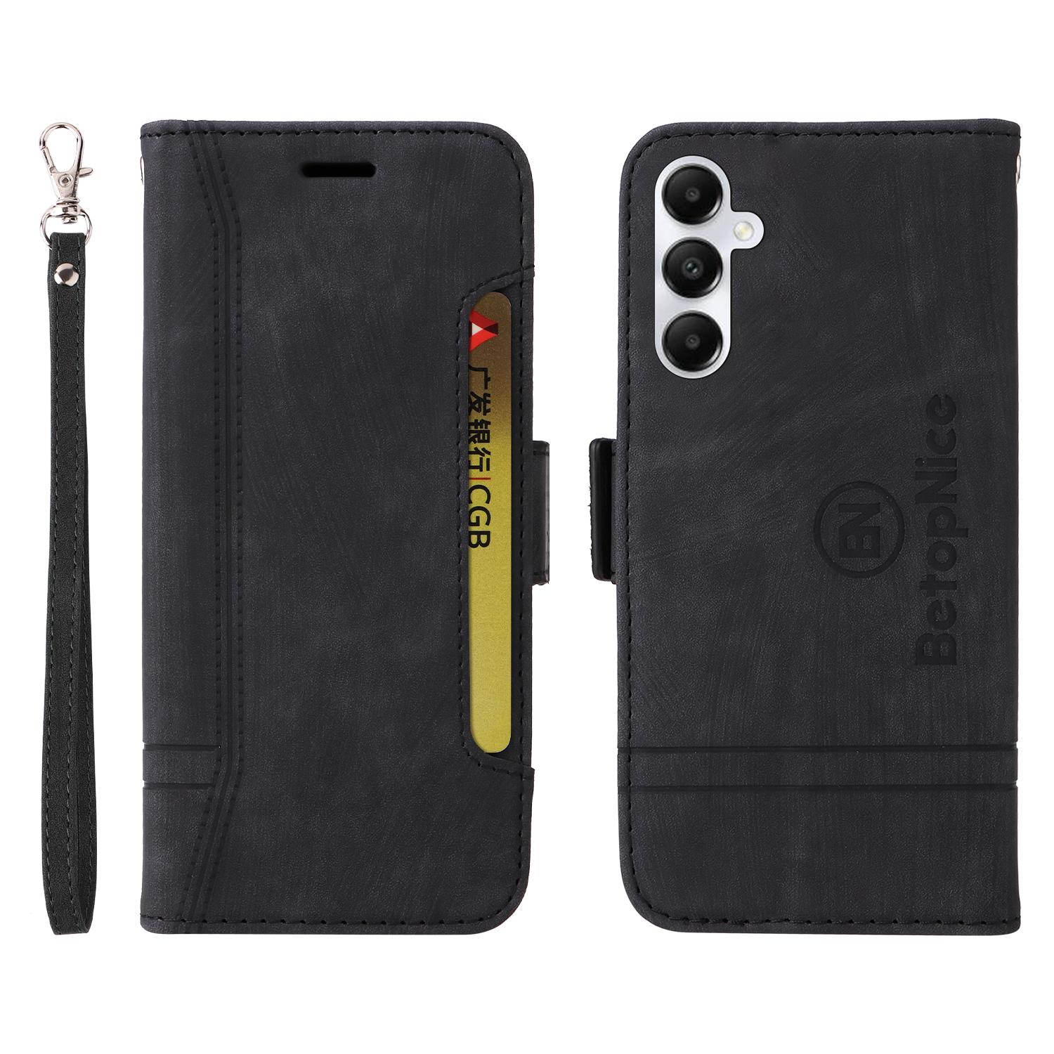 BETOPNICE 001 For Samsung Galaxy A05s 4G Cover PU Leather Stand Wallet Phone Case Black
BETOPNICE 001 For Samsung Galaxy A05s 4G Cover PU Leather Stand Wallet Phone Case Black