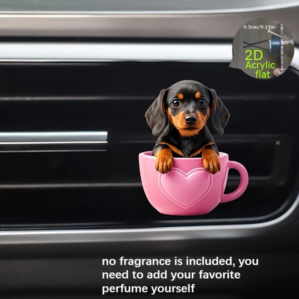 2D flat cup dog car vent clip decorative diffuser (fragrance not included), car interior decoration, aromatherapy clip, ideal for holiday gifts 6CM
2D flat cup dog car vent clip decorative diffuser (fragrance not included), car interior decoration, aromatherapy clip, ideal for holiday gifts 6CM