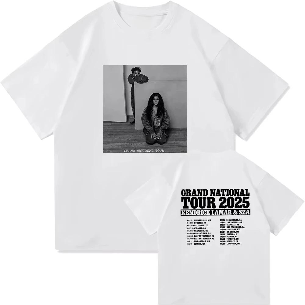 SZA Kendrick Lamar TShirt Grand National Tour 2025 and Women Clothing Vintage Unisex High Quality Clothes Fan Gifts 4XL
SZA Kendrick Lamar TShirt Grand National Tour 2025 and Women Clothing Vintage Unisex High Quality Clothes Fan Gifts 4XL