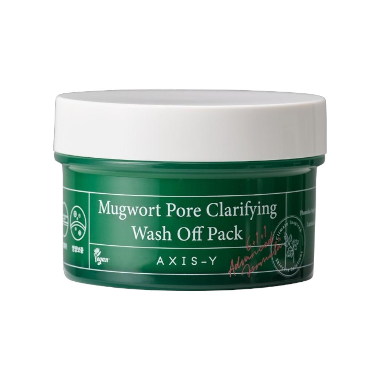 AXIS-Y Mugwort Pore Clarifying Wash Off Pack - Deep Cleansing, Exfoliating & Soothing Clay Mask - 100ml / 3.38 fl.oz.
AXIS-Y Mugwort Pore Clarifying Wash Off Pack - Deep Cleansing, Exfoliating & Soothing Clay Mask - 100ml / 3.38 fl.oz.
