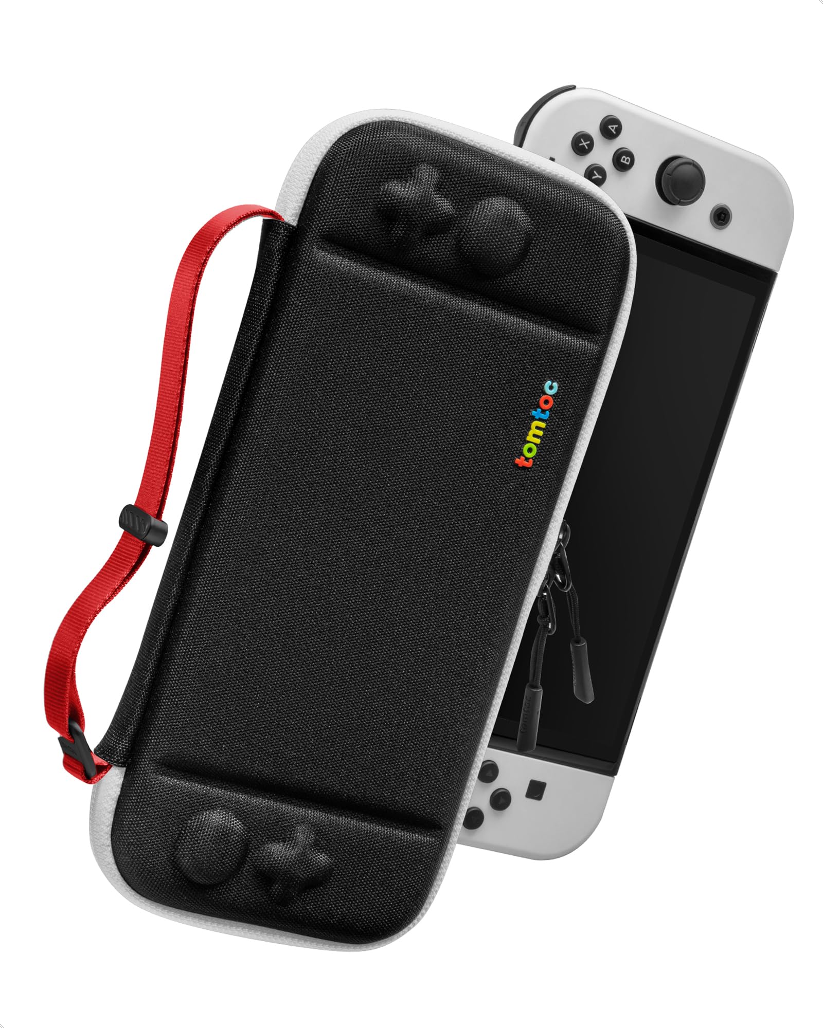 Жесткий чехол tomtoc, совместимый с Nintendo Switch, ударопрочный тонкий чехол для модели Switch Organic EL
Жесткий чехол tomtoc, совместимый с Nintendo Switch, ударопрочный тонкий чехол для модели Switch Organic EL