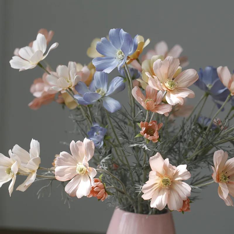 60CM Gesang Chrysanthemum Artificial Flower Pastoral Home Interior Decoration Wedding Ornament Flower Arrangement
60CM Gesang Chrysanthemum Artificial Flower Pastoral Home Interior Decoration Wedding Ornament Flower Arrangement