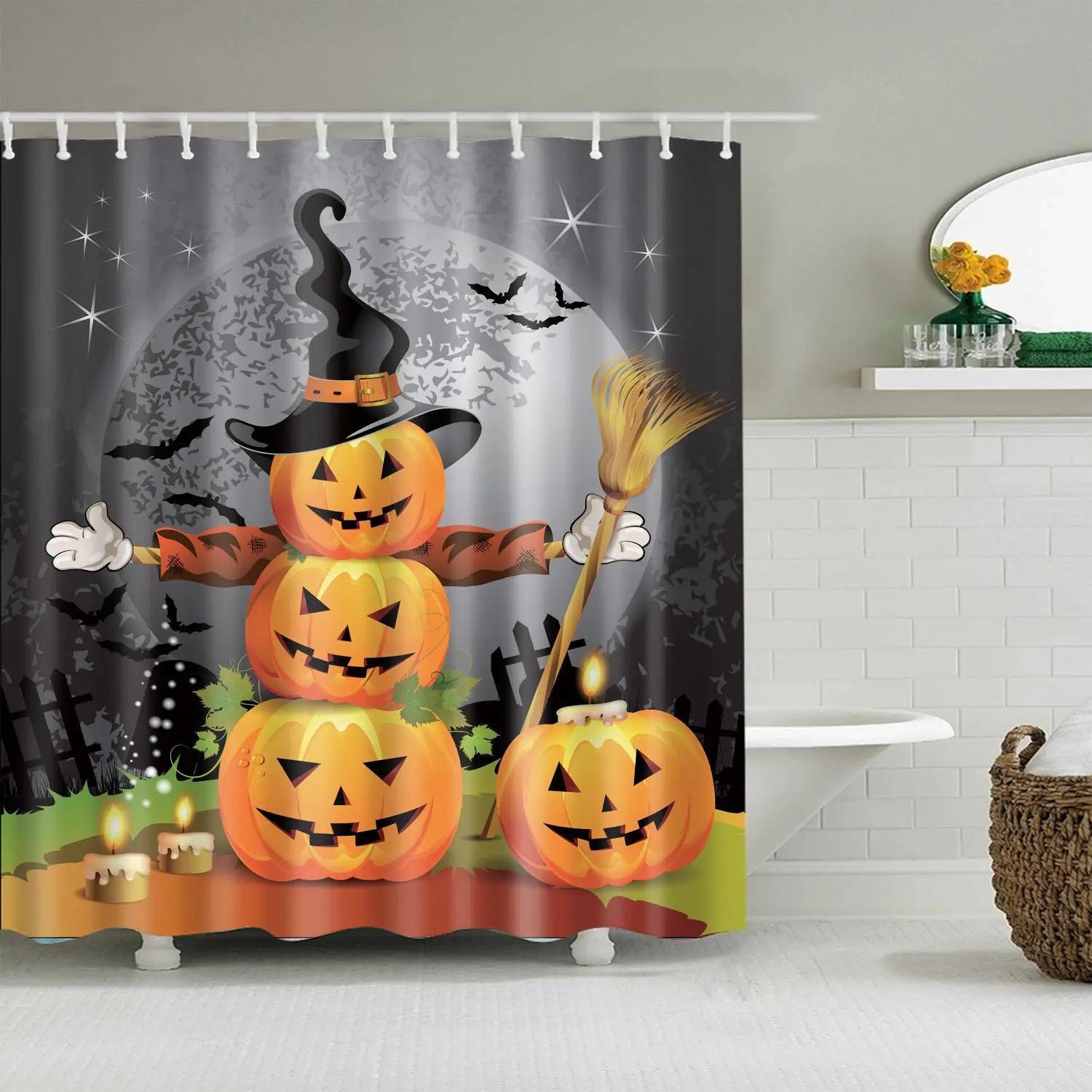 Horror Pumpkin Shower Curtain Halloween Bathroom Bathtub Screen Curtains Decor For Kitchen Bath Partition Waterproof Polyester W60H190(CM)-1 Pcs
Horror Pumpkin Shower Curtain Halloween Bathroom Bathtub Screen Curtains Decor For Kitchen Bath Partition Waterproof Polyester W60H190(CM)-1 Pcs