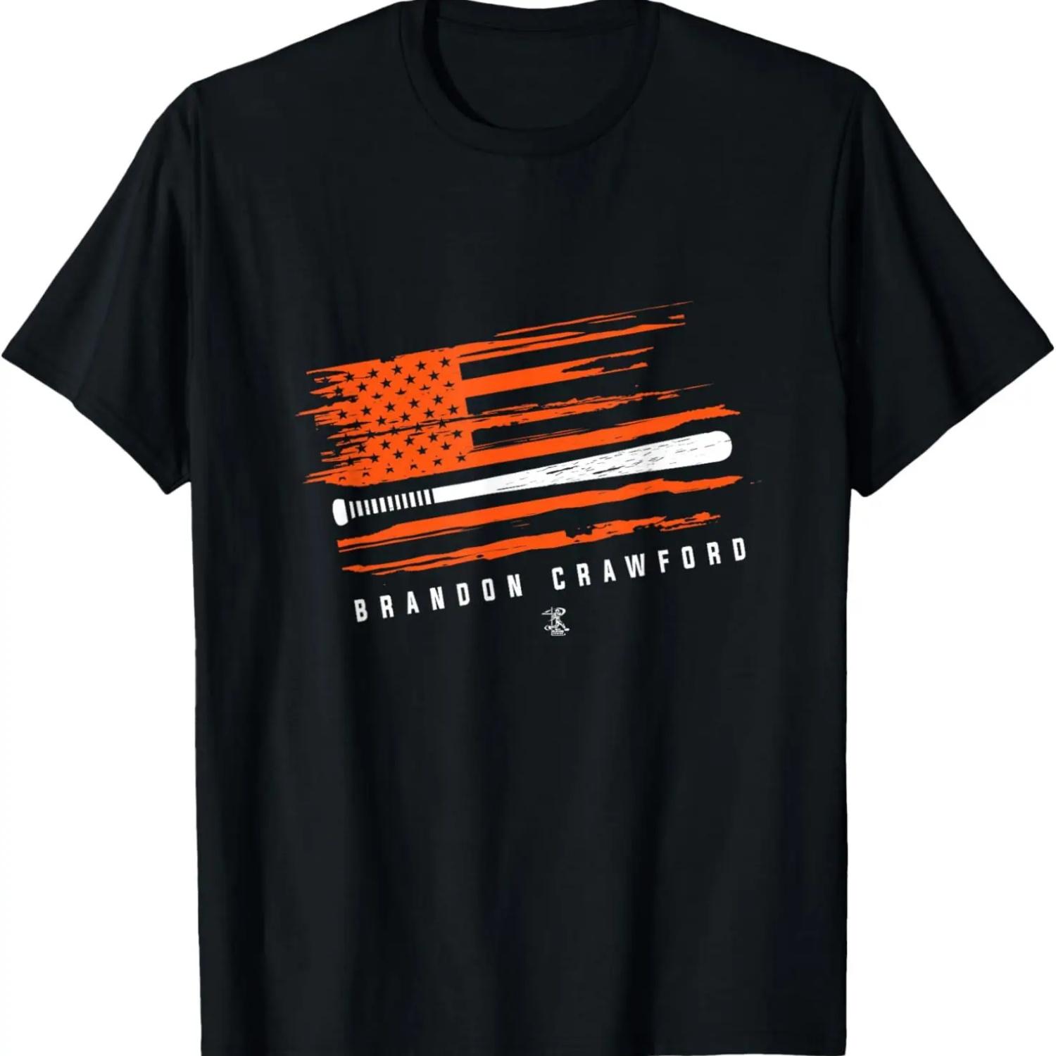 Brandon Crawford Baseball Flag Graphic - Apparel - T-Shirt XXXXXL
Brandon Crawford Baseball Flag Graphic - Apparel - T-Shirt XXXXXL