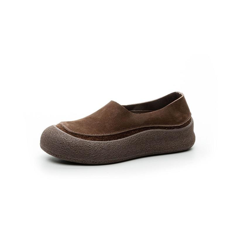 First layer cowhide casual single shoes soft sole soft surface one pedal lazy shoes flat large size women s shoes 40 темно-коричневого кольору
First layer cowhide casual single shoes soft sole soft surface one pedal lazy shoes flat large size women s shoes 40 темно-коричневого кольору