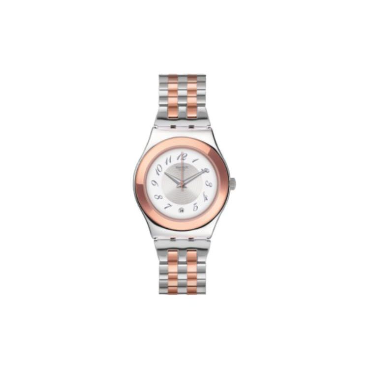 Swatch Quartz Movement 30M Water Resistant Watch 33Mm Silver Dial Stainless Steel Case Stainless Steel Strap Women watches YLS454G Rose Gold
Swatch Quartz Movement 30M Water Resistant Watch 33Mm Silver Dial Stainless Steel Case Stainless Steel Strap Women watches YLS454G Rose Gold