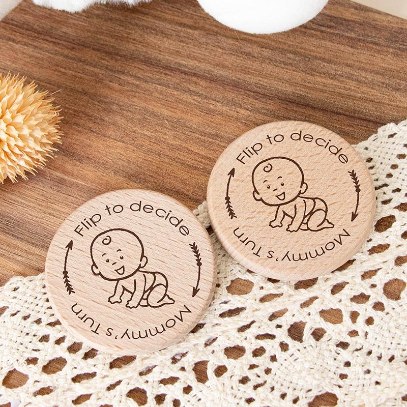 Creative Wooden Baby Learning Coins Flip To Decide Essential Sensory Play For New Parents Decision-Making Ideal For New Parent one size
Creative Wooden Baby Learning Coins Flip To Decide Essential Sensory Play For New Parents Decision-Making Ideal For New Parent one size