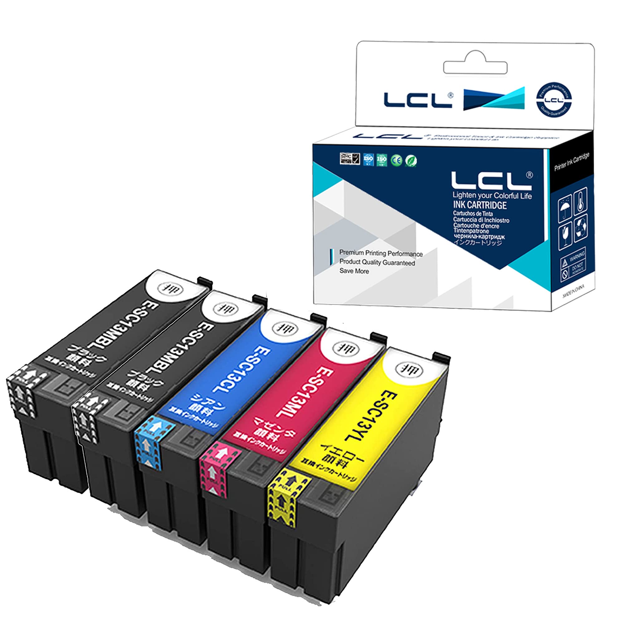 LCL for Epson SC13 SC13MBL SC13MBM SC13CL SC13CM SC13ML SC13YL SC13YM Increased pigment packs Compatible ink cartridge Compatible (5 2BK/C/M/Y) чорний
LCL for Epson SC13 SC13MBL SC13MBM SC13CL SC13CM SC13ML SC13YL SC13YM Increased pigment packs Compatible ink cartridge Compatible (5 2BK/C/M/Y) чорний
