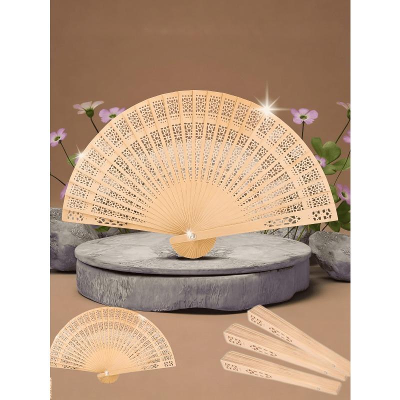 Wooden Hand Fans Exquisite Foldable Sandalwood Fans for Wedding Decoration - Elegant Handheld Folding Fans, Fit Wedding, Dinner Galas, Party абрикосовый
Wooden Hand Fans Exquisite Foldable Sandalwood Fans for Wedding Decoration - Elegant Handheld Folding Fans, Fit Wedding, Dinner Galas, Party абрикосовый