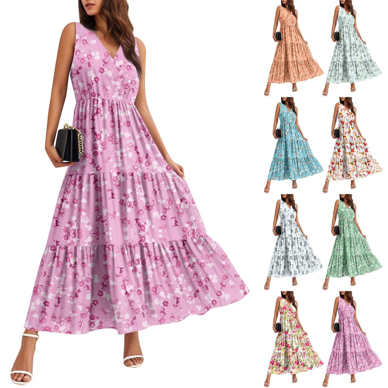 Women s Flowing Dresses Women s Summer Dresses Casual Sleeveless Long Dresses Cute Floral Long Dresses XL зелёный
Women s Flowing Dresses Women s Summer Dresses Casual Sleeveless Long Dresses Cute Floral Long Dresses XL зелёный