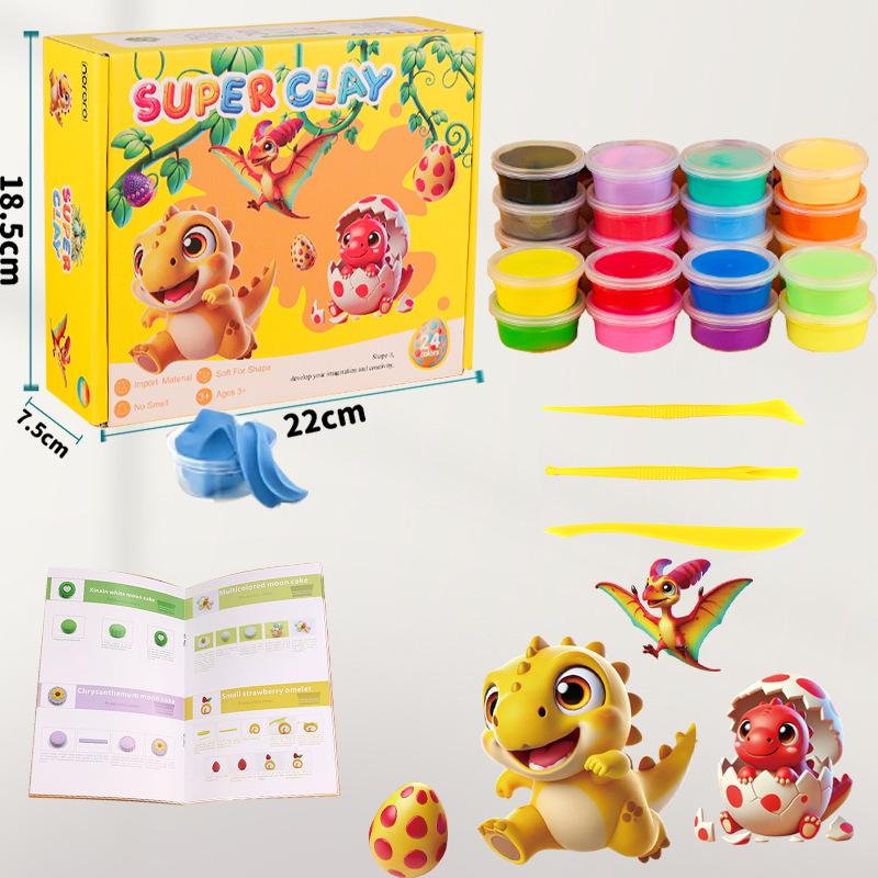 24/36/45 Color Air-dried Clay Set Easy To Shape and Reuse for Making Various Handicrafts and Models
24/36/45 Color Air-dried Clay Set Easy To Shape and Reuse for Making Various Handicrafts and Models