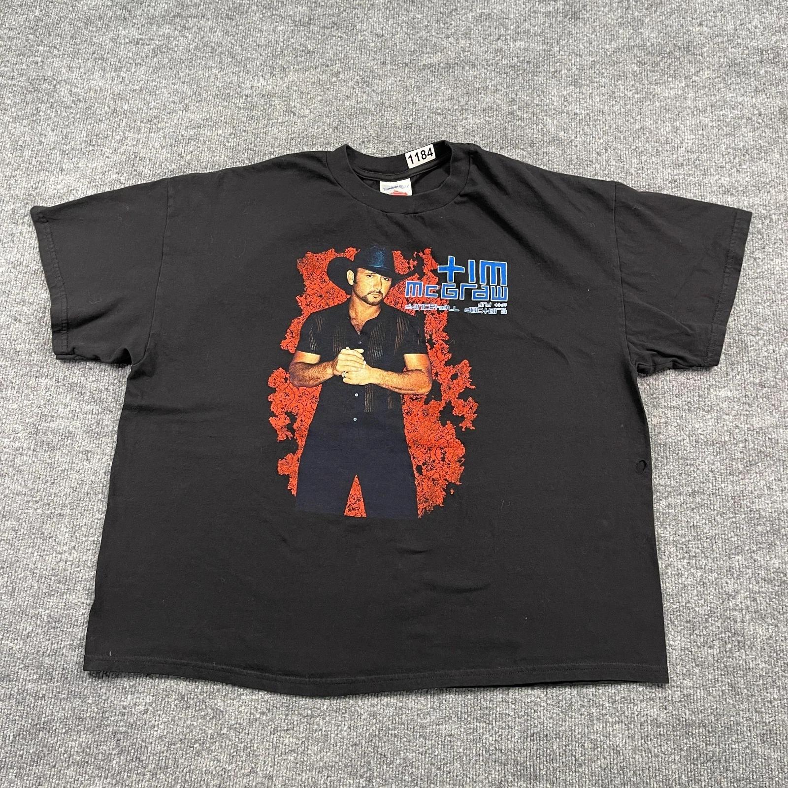 Vintage 2003 Tim-McGraw and the Dancehall Doctors Album Shirt XL 25x26 Black M
Vintage 2003 Tim-McGraw and the Dancehall Doctors Album Shirt XL 25x26 Black M