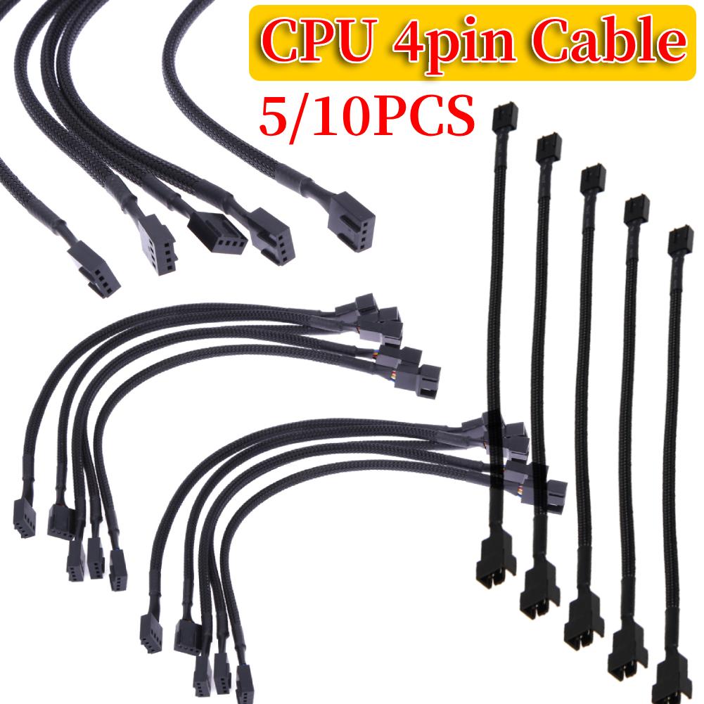 5/10Pcs 4Pin PWM Connector Male To Female Extending Cable Extending Cable for Compure CPU Cooling System for Computer Case Fan
5/10Pcs 4Pin PWM Connector Male To Female Extending Cable Extending Cable for Compure CPU Cooling System for Computer Case Fan