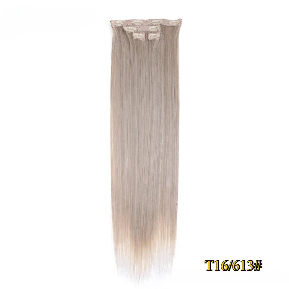 FREEDOM Synthetic Clip Hair Extensions 4Pcs/Set 24 Inch Long Straight Ombre Brown Blonde 8 Clips In Hair Extensions For Women 24inches 60cm
FREEDOM Synthetic Clip Hair Extensions 4Pcs/Set 24 Inch Long Straight Ombre Brown Blonde 8 Clips In Hair Extensions For Women 24inches 60cm