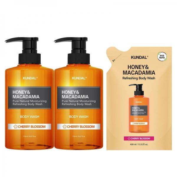 Гель для тела Kundal Honey and Macadamia Pure 2 шт. + сменный блок 1 шт. Корейская косметическая косметика Cherry Blossom
Гель для тела Kundal Honey and Macadamia Pure 2 шт. + сменный блок 1 шт. Корейская косметическая косметика Cherry Blossom
