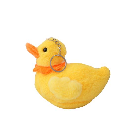 Плюшевый брелок очаровательная утка плюшевая кукла брелок прочный мягкий чучело кукла кулон для детей подарок жёлтый