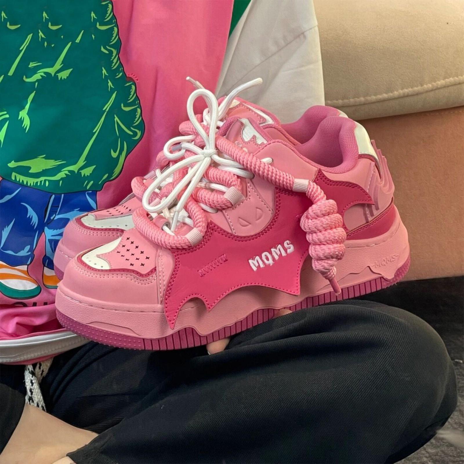 Women s Fashion New Thick Sole Versatile Casual Non- Board Shoes 39 рожевий
Women s Fashion New Thick Sole Versatile Casual Non- Board Shoes 39 рожевий