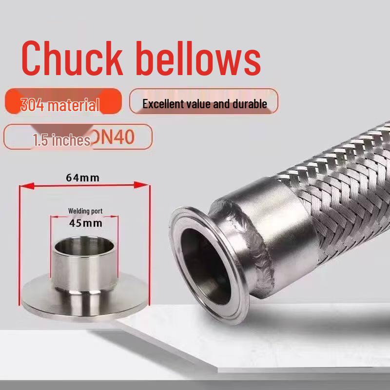 Yishuxiang 304 Stainless Steel Sanitary Corrugated Clamp Hose
Yishuxiang 304 Stainless Steel Sanitary Corrugated Clamp Hose