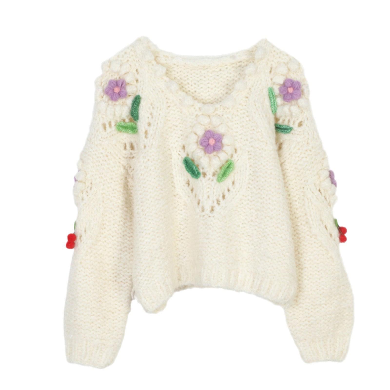2024 Women s Autumn/Winter Color Block Crochet Flower Patchwork Loose Knit Pullover Sweater Small
2024 Women s Autumn/Winter Color Block Crochet Flower Patchwork Loose Knit Pullover Sweater Small
