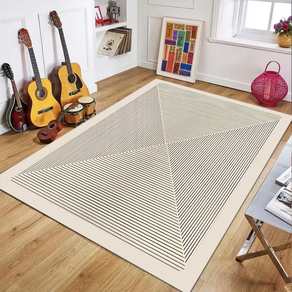Geometric Line Pattern Area Rug Soft Durable Non Slip Washable Floor Mat for Living Room Bedroom Dorm Apartment Home Decor 40x60cm
Geometric Line Pattern Area Rug Soft Durable Non Slip Washable Floor Mat for Living Room Bedroom Dorm Apartment Home Decor 40x60cm