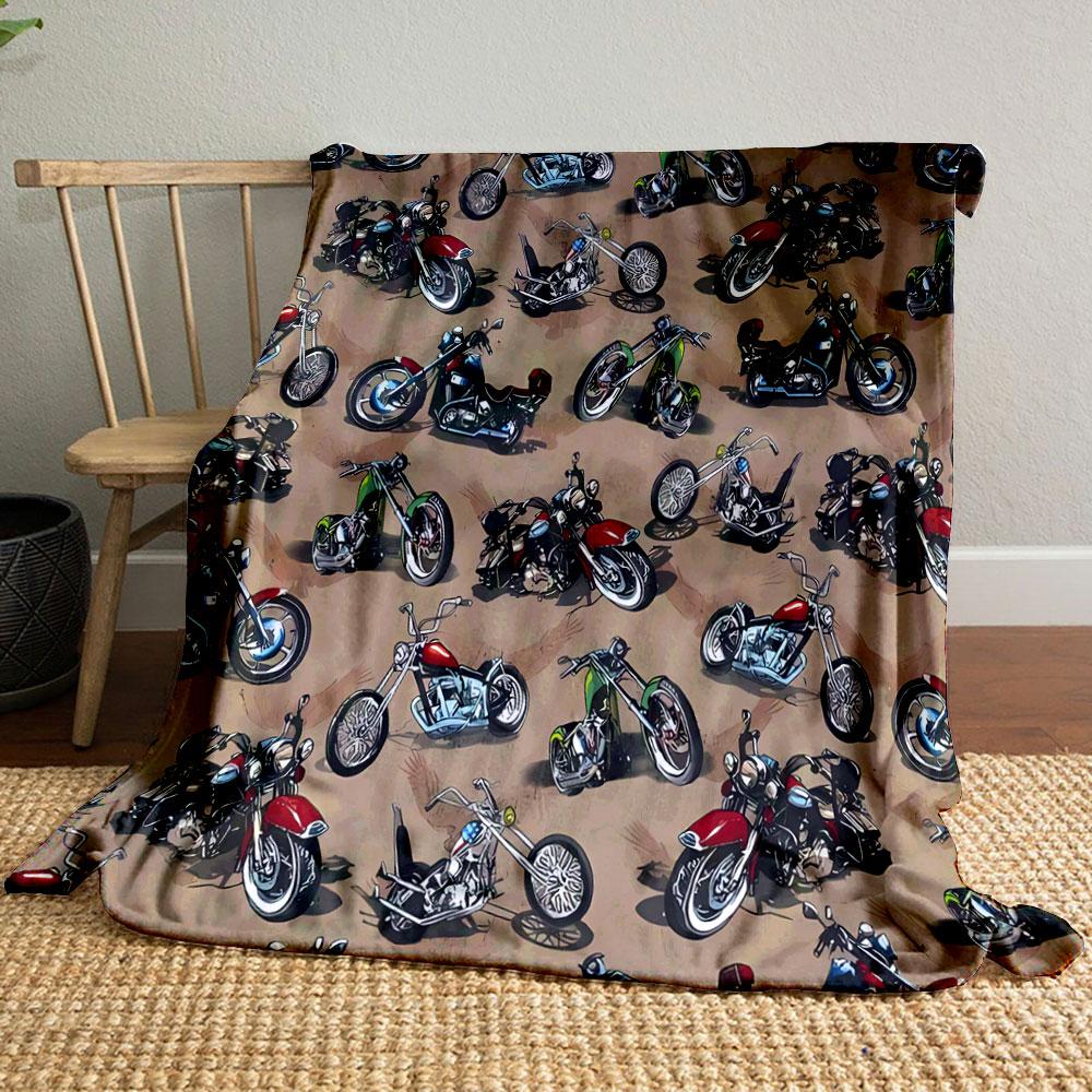 Motorcycle Pattern Cozy Blanket bedroom Blanket for Livingroom Couch lunch break Soft throw for Friend s festival Gift 80cm x 120cm
Motorcycle Pattern Cozy Blanket bedroom Blanket for Livingroom Couch lunch break Soft throw for Friend s festival Gift 80cm x 120cm