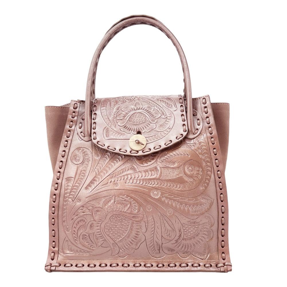 CARVING TRIBES Tote Bag pink leather flour Women Used
CARVING TRIBES Tote Bag pink leather flour Women Used