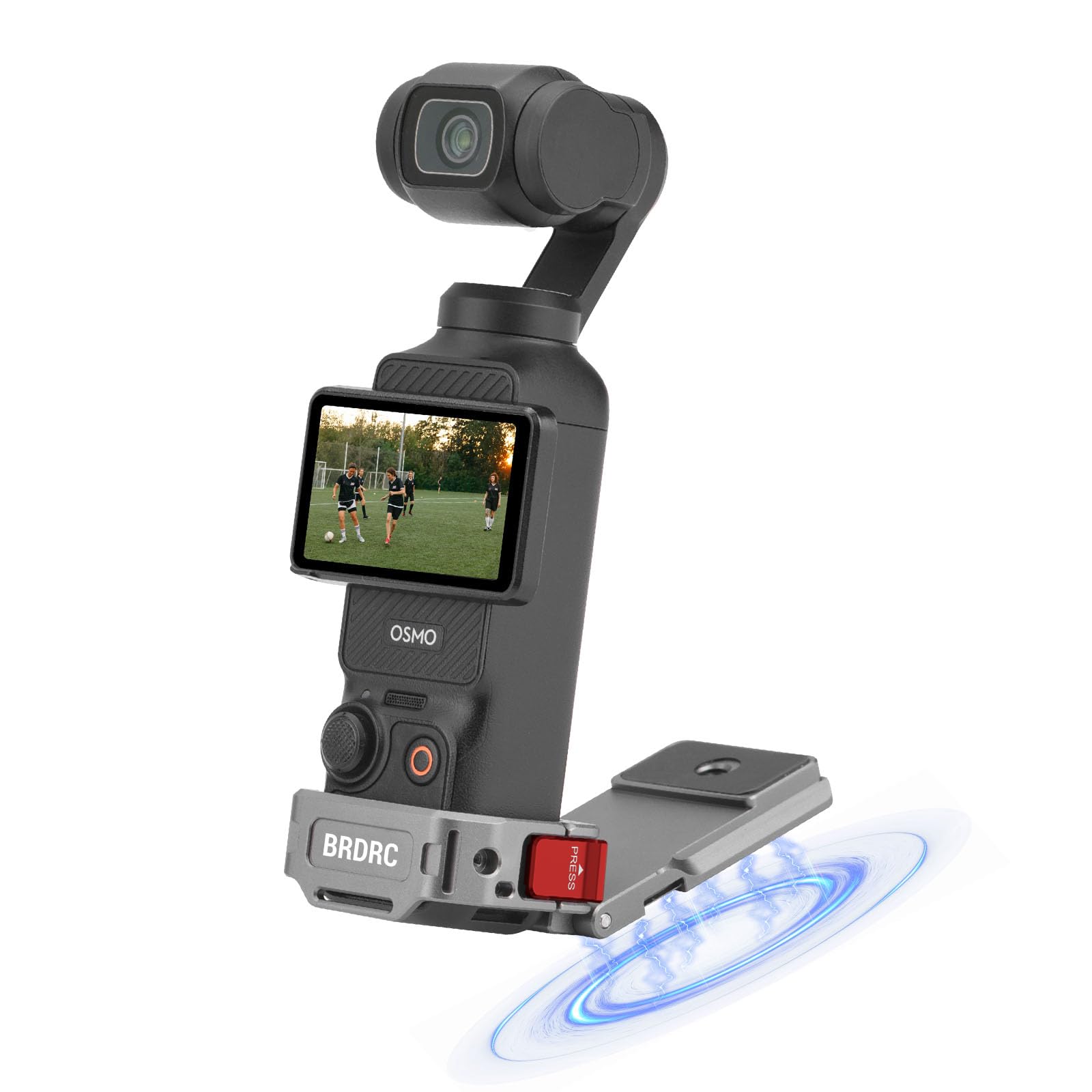 BRDRC Osmo Pocket 3 Expansion Adapter Magnetic Magnetic Mount Desktop Stabilizer Mount with Cold Shoe Compatible with Action Quick Release Mount, срібний
BRDRC Osmo Pocket 3 Expansion Adapter Magnetic Magnetic Mount Desktop Stabilizer Mount with Cold Shoe Compatible with Action Quick Release Mount, срібний