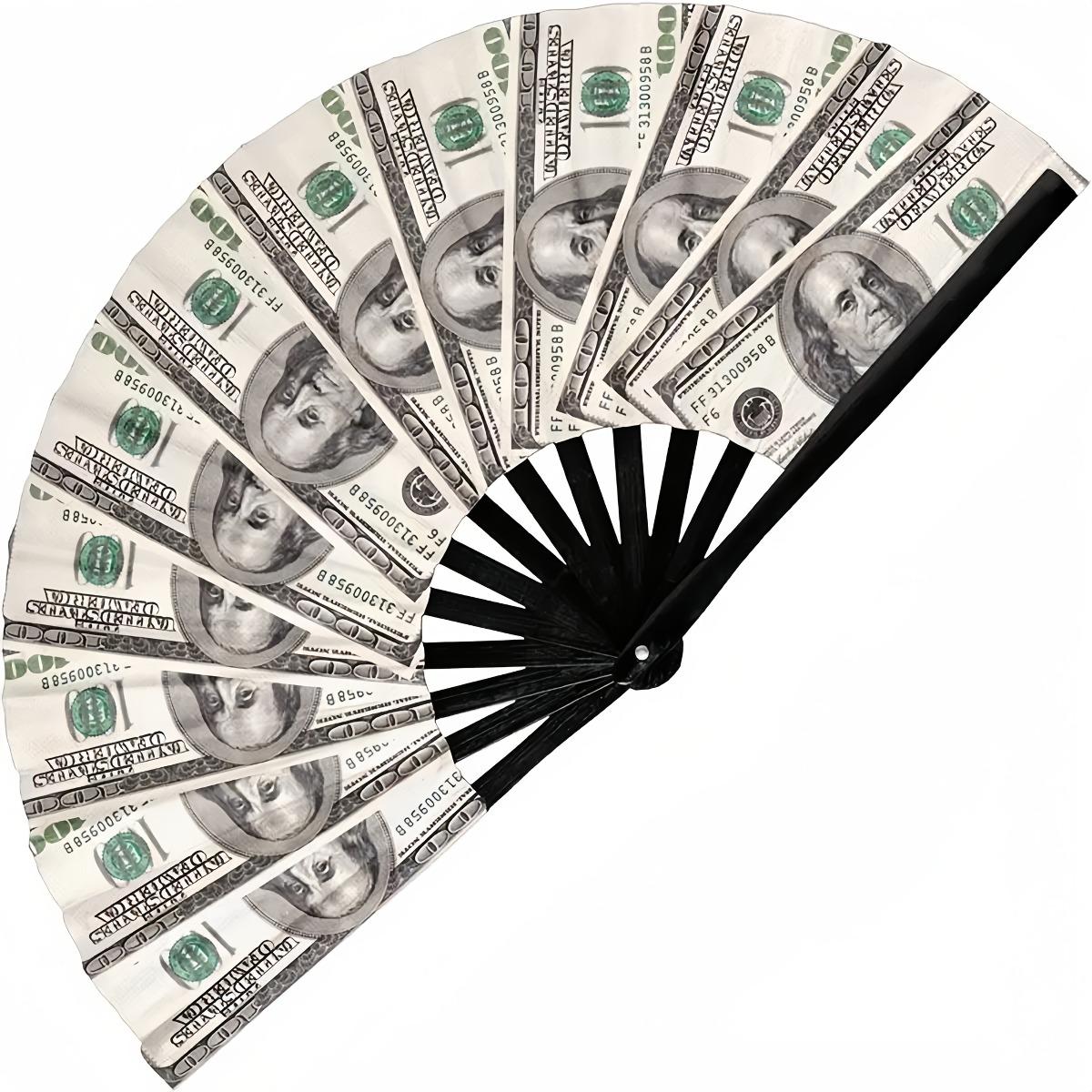 A unique folding fan featuring a dollar bill design, with a distinctive and innovative design—perfect for carrying in your hand
A unique folding fan featuring a dollar bill design, with a distinctive and innovative design—perfect for carrying in your hand