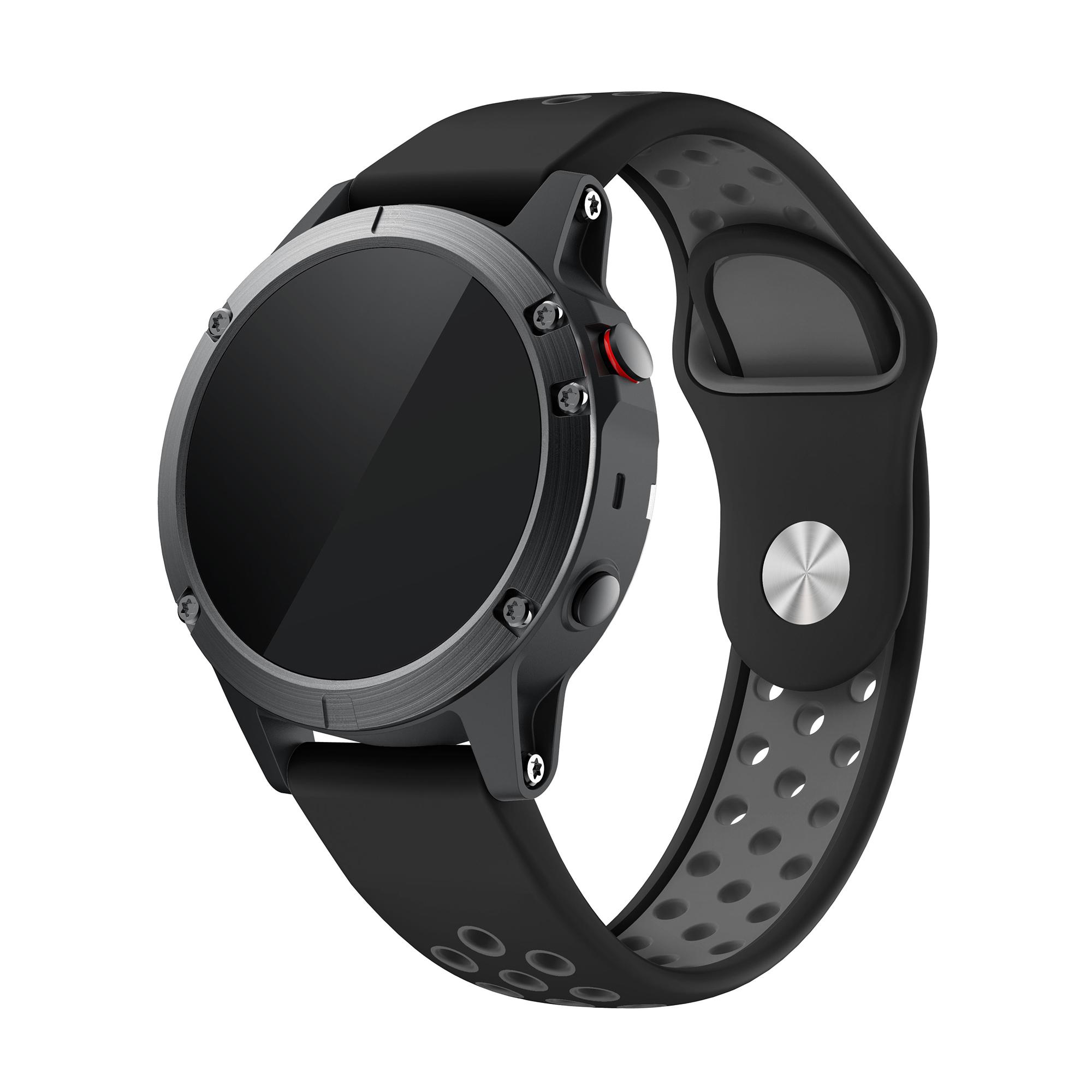 22mm Dual Color Quick Fix Silicone Smart Watch Band for Garmin Forerunner 935/Quatix 5/Fenix 5/Fenix 5 plus/Approach S60 Black/Yellow Hole
22mm Dual Color Quick Fix Silicone Smart Watch Band for Garmin Forerunner 935/Quatix 5/Fenix 5/Fenix 5 plus/Approach S60 Black/Yellow Hole