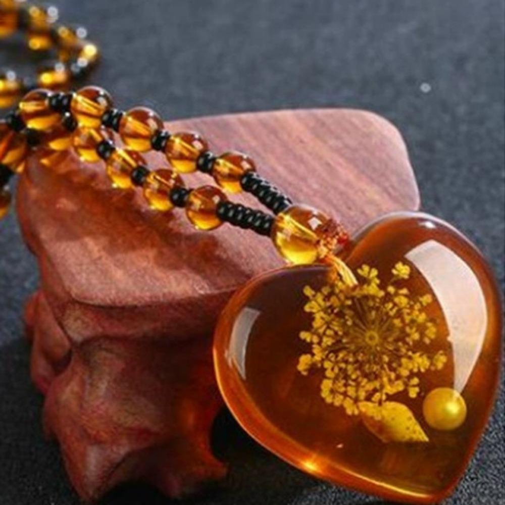 Trendy Amber Brine Beeswax Beads Necklace Brown Pendent Necklaces Jewelry Ornaments 6
Trendy Amber Brine Beeswax Beads Necklace Brown Pendent Necklaces Jewelry Ornaments 6