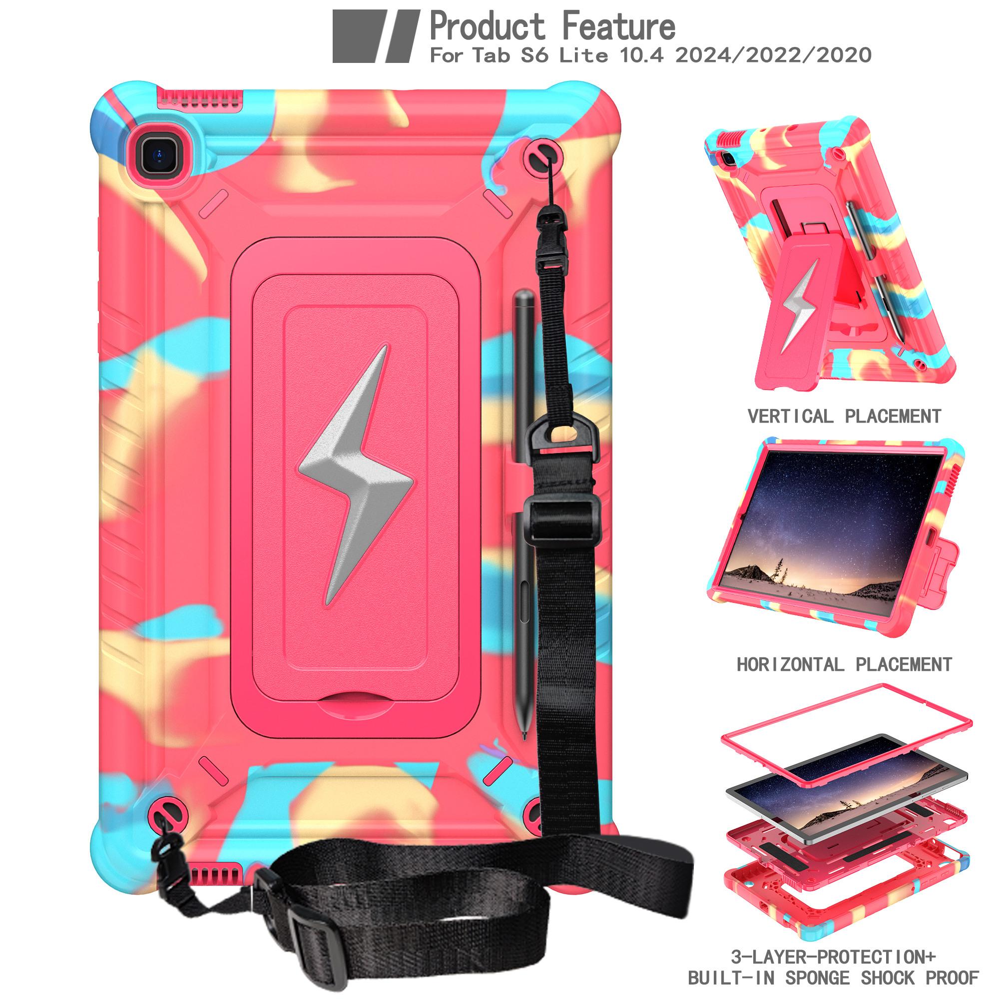 Tablet Case For Samsung Galaxy Tab S6 Lite (2024) P620 P625/(2022) P613 P619/(2020) P610 PC+Silicone Cover with Strap Navy Blue+Yellowgreen
Tablet Case For Samsung Galaxy Tab S6 Lite (2024) P620 P625/(2022) P613 P619/(2020) P610 PC+Silicone Cover with Strap Navy Blue+Yellowgreen