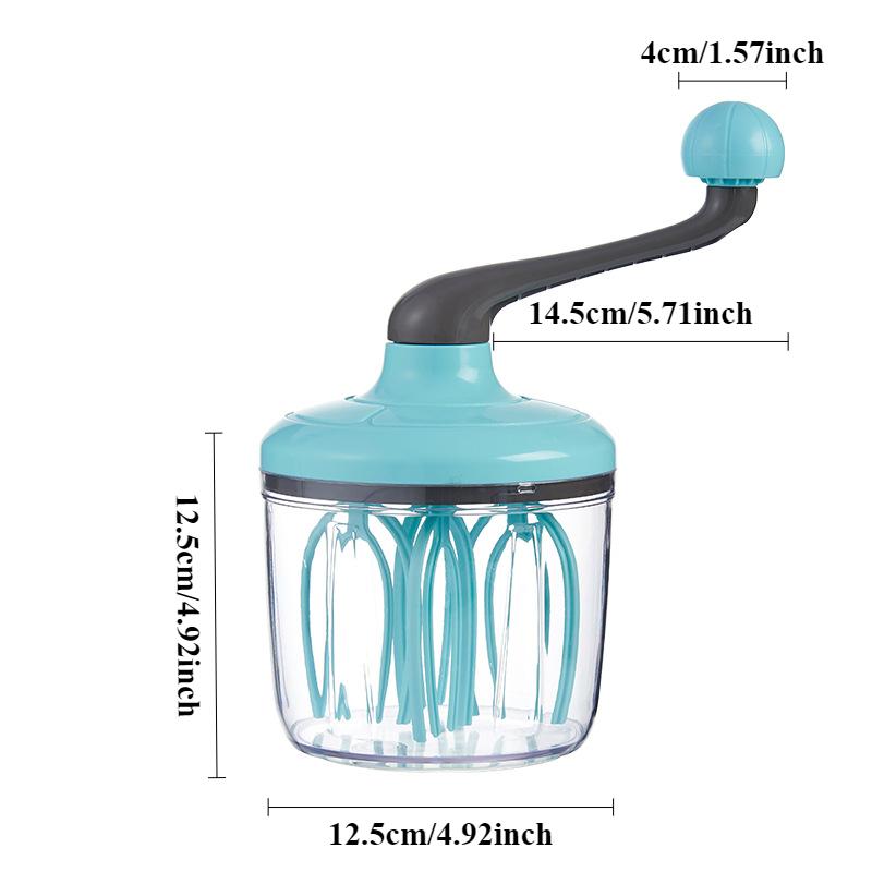 Пластиковый венчик для взбивания яиц с ручным приводом, блендер с длинным рычагом, многофункциональный ручной венчик для взбивания яиц, практичный кухонный инструмент зелёный
Пластиковый венчик для взбивания яиц с ручным приводом, блендер с длинным рычагом, многофункциональный ручной венчик для взбивания яиц, практичный кухонный инструмент зелёный