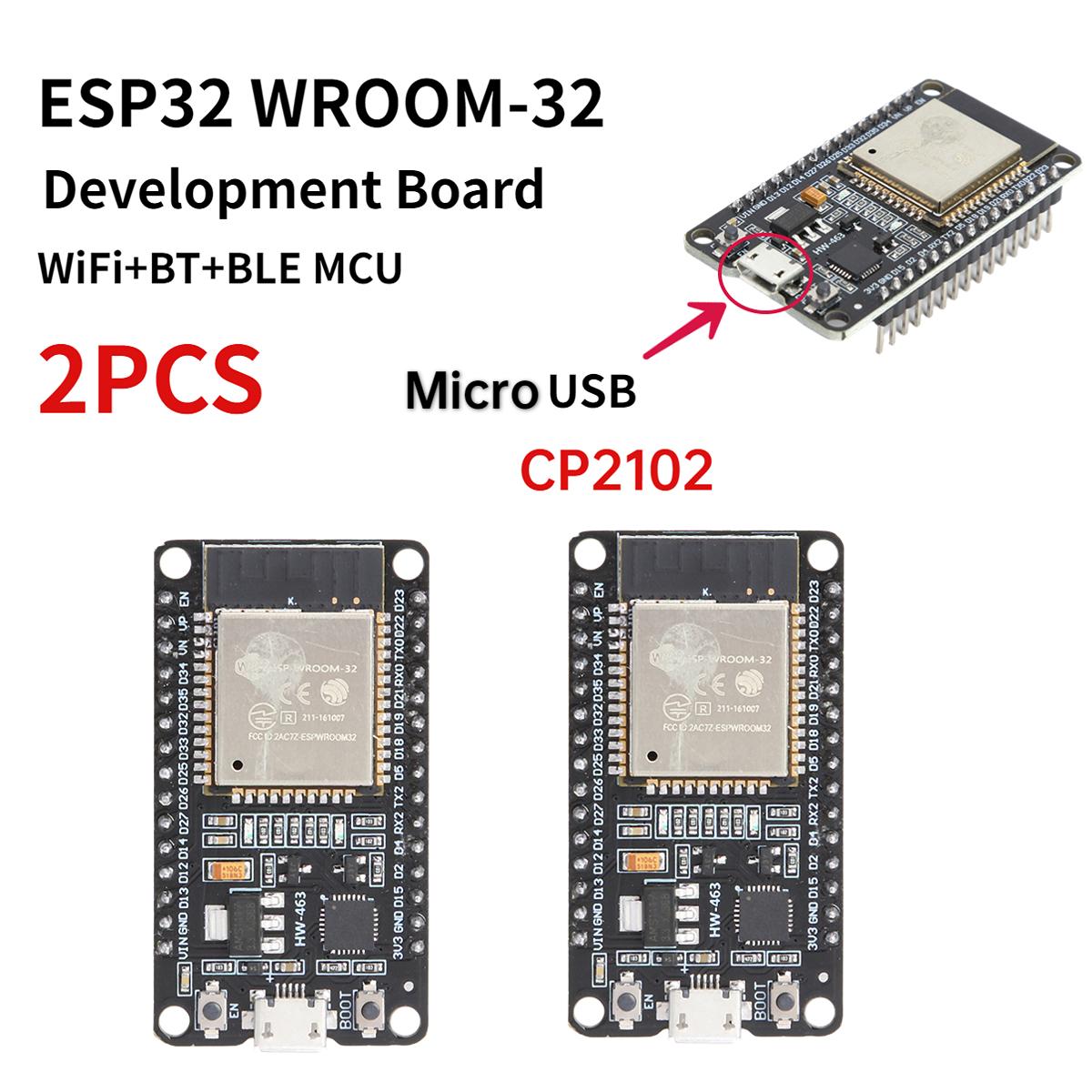 Плата розробки ESP32 -32 ТИП-C CH340C/ USB CP2102 WiFi+Bluetooth Наднизьке енергоспоживання Двоядерний Бездротовий Модуль
Плата розробки ESP32 -32 ТИП-C CH340C/ USB CP2102 WiFi+Bluetooth Наднизьке енергоспоживання Двоядерний Бездротовий Модуль