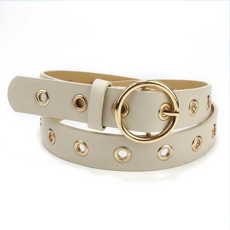Ремень женские декоративные джинсы с круглой пряжкой Hollow Gas Eye женский ремень 103cm бежевый
Ремень женские декоративные джинсы с круглой пряжкой Hollow Gas Eye женский ремень 103cm бежевый
