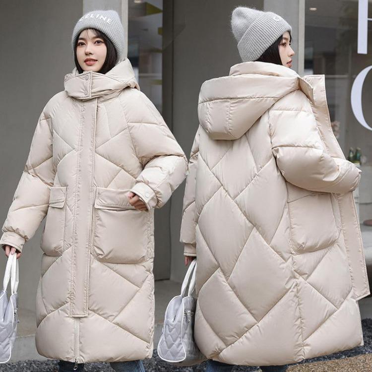 Women Winter Puffer Jacket Mid Length Hooded Coat with Pockets Lightweight Warm Stand Collar Zipper Up Casual Outerwear M
Women Winter Puffer Jacket Mid Length Hooded Coat with Pockets Lightweight Warm Stand Collar Zipper Up Casual Outerwear M