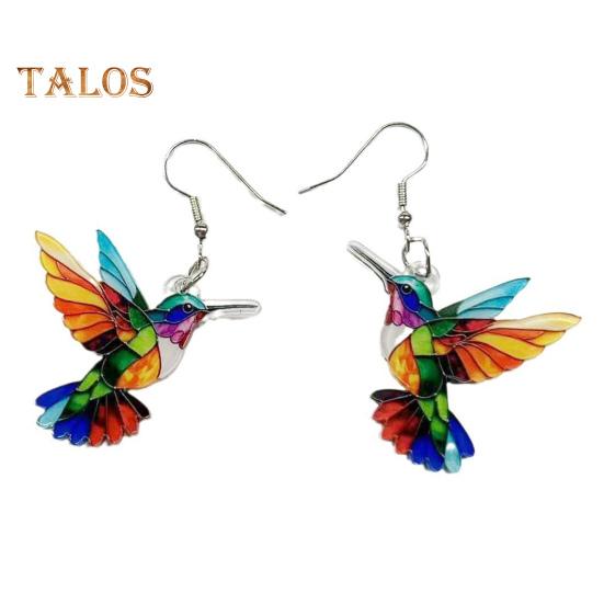 1 пара женских сережек-крючков 3D красочные колибри винтажный стиль легкие висячие серьги выпускной вечеринка свидание украшения для ушей разноцветный
1 пара женских сережек-крючков 3D красочные колибри винтажный стиль легкие висячие серьги выпускной вечеринка свидание украшения для ушей разноцветный