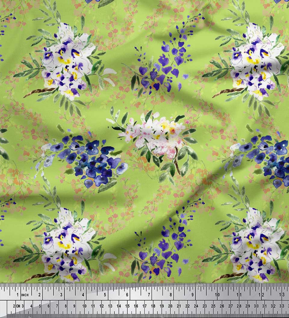 Soimoi Green Japan Crepe Satin Ткань Цветы и листья Акварельный декор Ткань Печатный метр 42 дюйма 42 Inch Wide - Cotton Voile зелёный
Soimoi Green Japan Crepe Satin Ткань Цветы и листья Акварельный декор Ткань Печатный метр 42 дюйма 42 Inch Wide - Cotton Voile зелёный