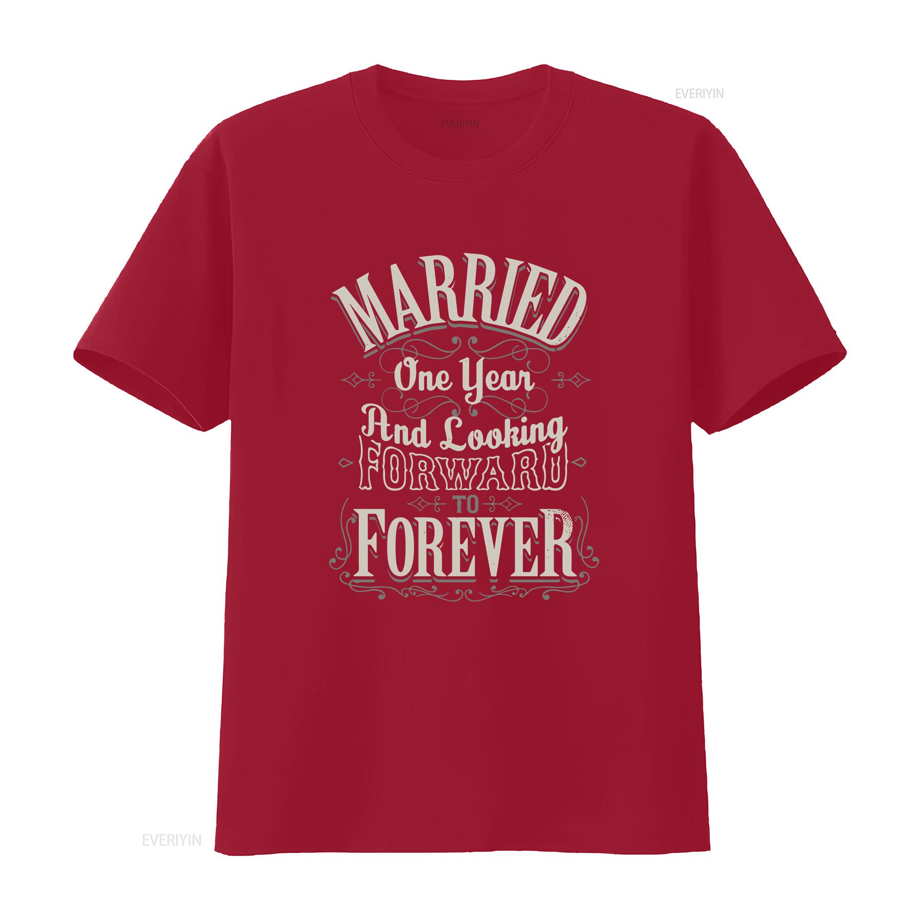 Married 1 Year Looking Forward to Forever 1st Anniversary For Husband and Wife One T Shirt Him Her Vintage vintage Washed S
Married 1 Year Looking Forward to Forever 1st Anniversary For Husband and Wife One T Shirt Him Her Vintage vintage Washed S
