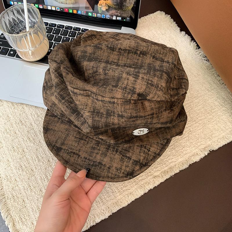 Japanese literary and artistic mixed-color pleated cloud beret women s summer thin versatile face painter hat newsboy hat One size (58-60cm)
Japanese literary and artistic mixed-color pleated cloud beret women s summer thin versatile face painter hat newsboy hat One size (58-60cm)