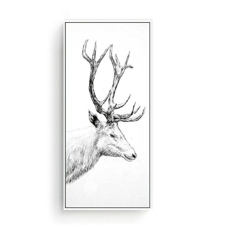 Большой крутой орел, животное, голова северного оленя, настенные картины, современный художественный постер, белый, черный холст, картина для декора гостиной 40x80cm No Frame
Большой крутой орел, животное, голова северного оленя, настенные картины, современный художественный постер, белый, черный холст, картина для декора гостиной 40x80cm No Frame