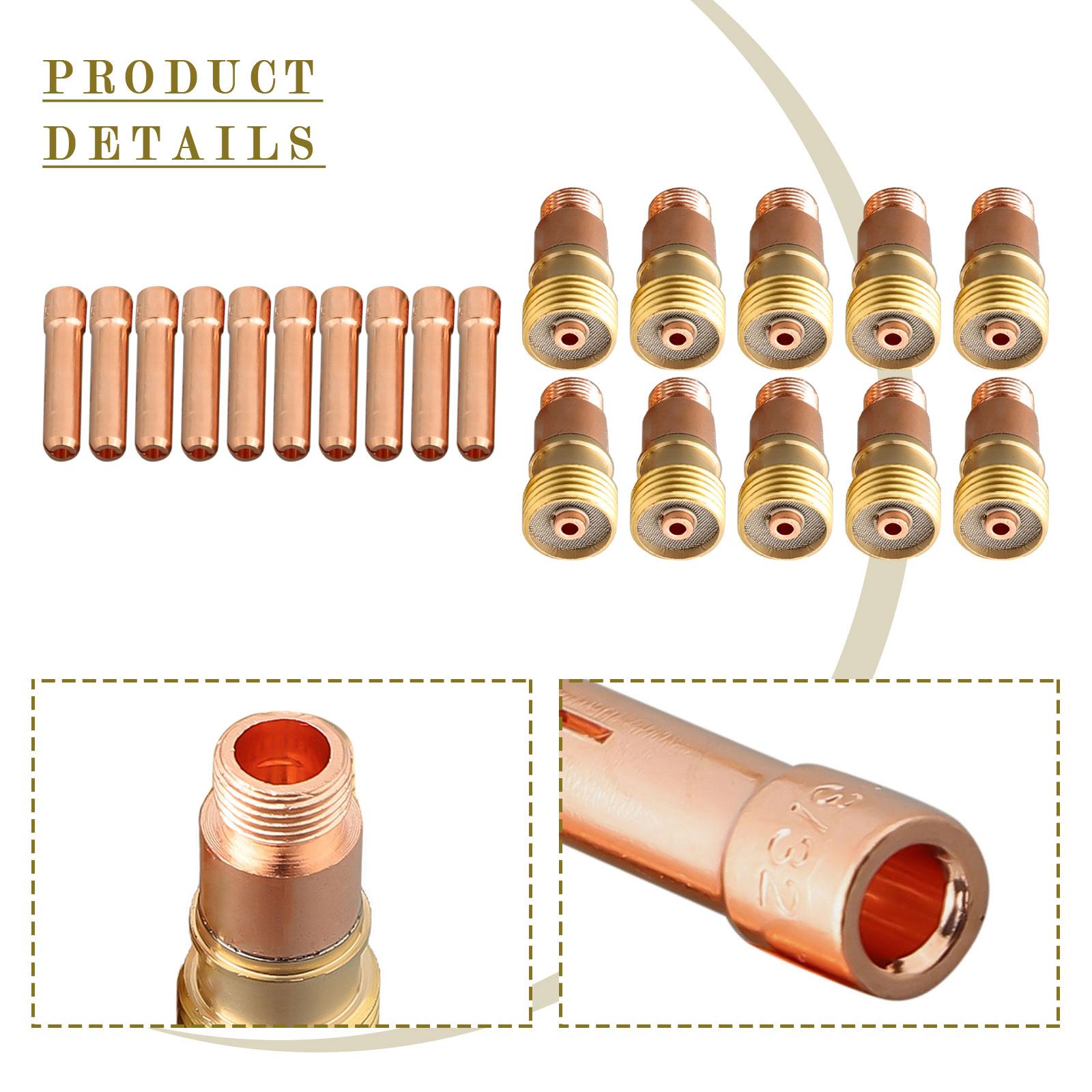 TIG Welding Toolkit Featuring 20 Essential Pieces Including For Stubby Gas Lens Model 17GL332 and Various Collets China Mainland
TIG Welding Toolkit Featuring 20 Essential Pieces Including For Stubby Gas Lens Model 17GL332 and Various Collets China Mainland