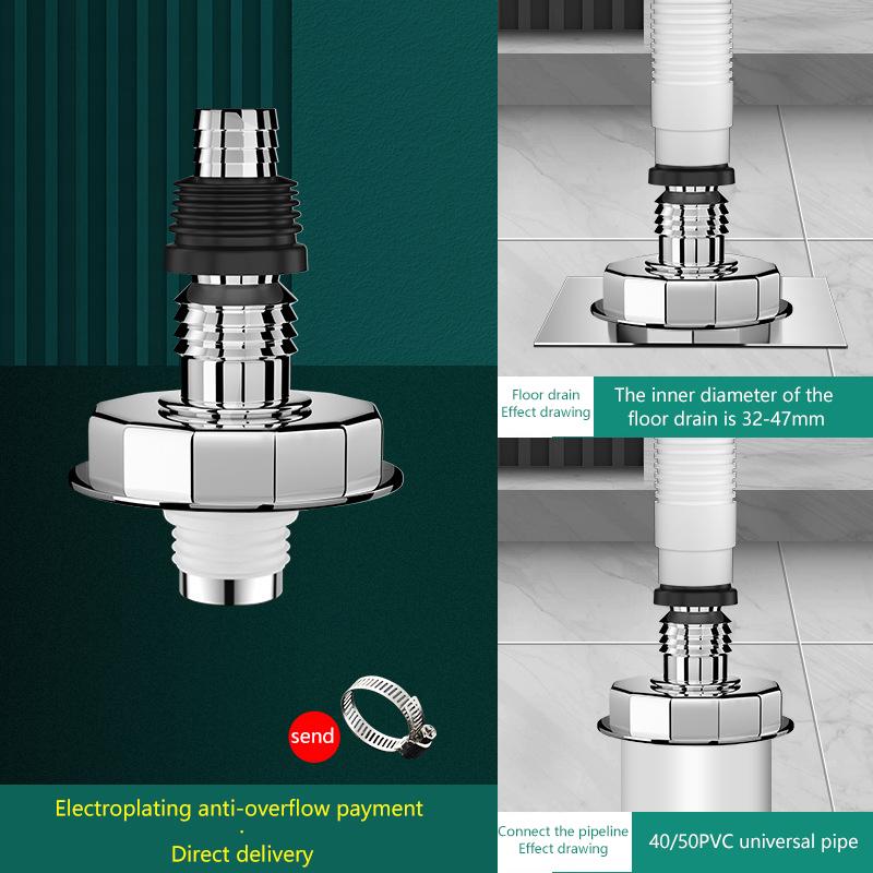 Universal Anti - Odor Washing Machine Floor Drain Connector – Drain Pipe Sewer Deodorant, Anti - Overflow Protection
Universal Anti - Odor Washing Machine Floor Drain Connector – Drain Pipe Sewer Deodorant, Anti - Overflow Protection