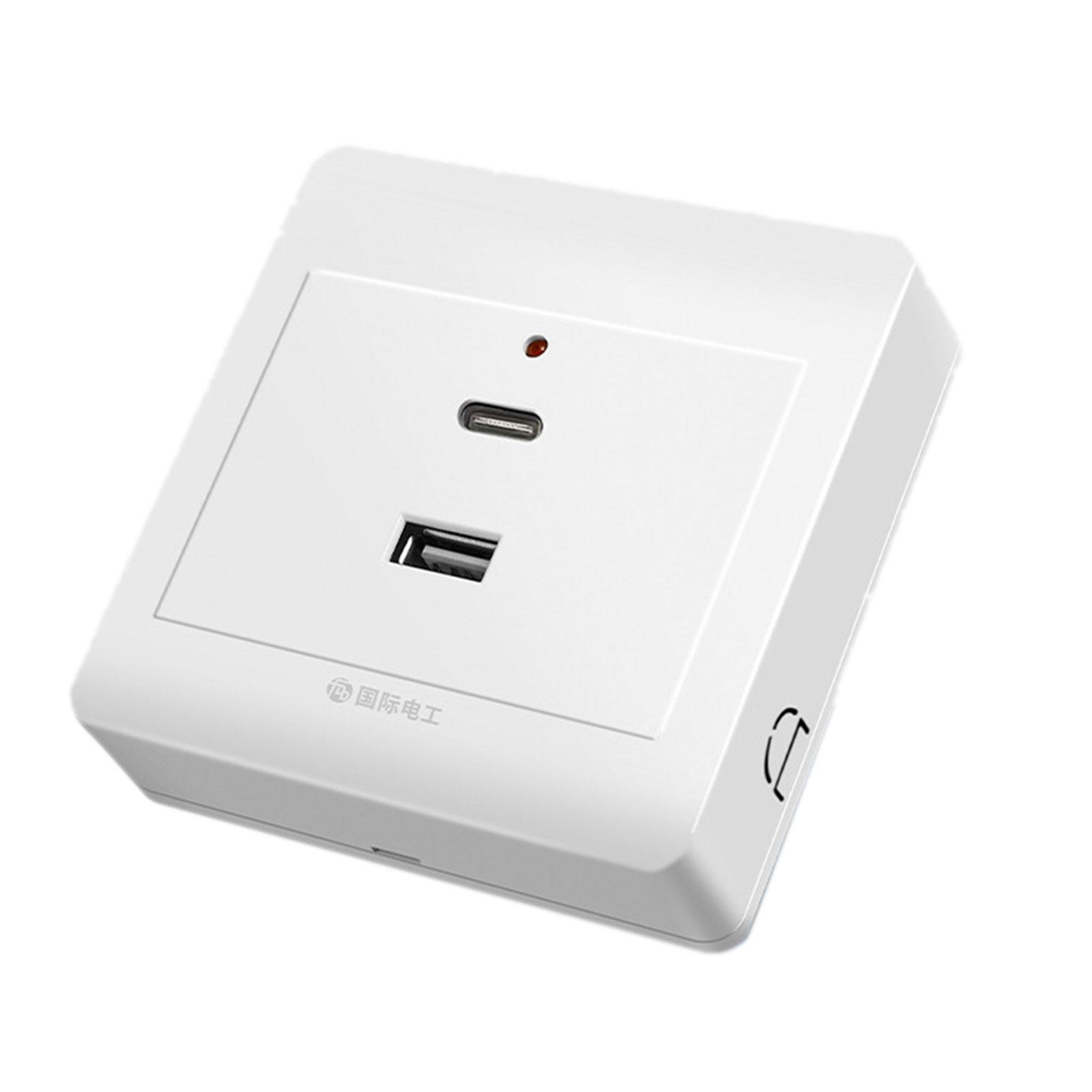 USB Wall Outlet TypeC Wall Outlets Receptacle Tamper-Resistant USB Outlet 18W 220V Charging Ports used for Household 2B
USB Wall Outlet TypeC Wall Outlets Receptacle Tamper-Resistant USB Outlet 18W 220V Charging Ports used for Household 2B