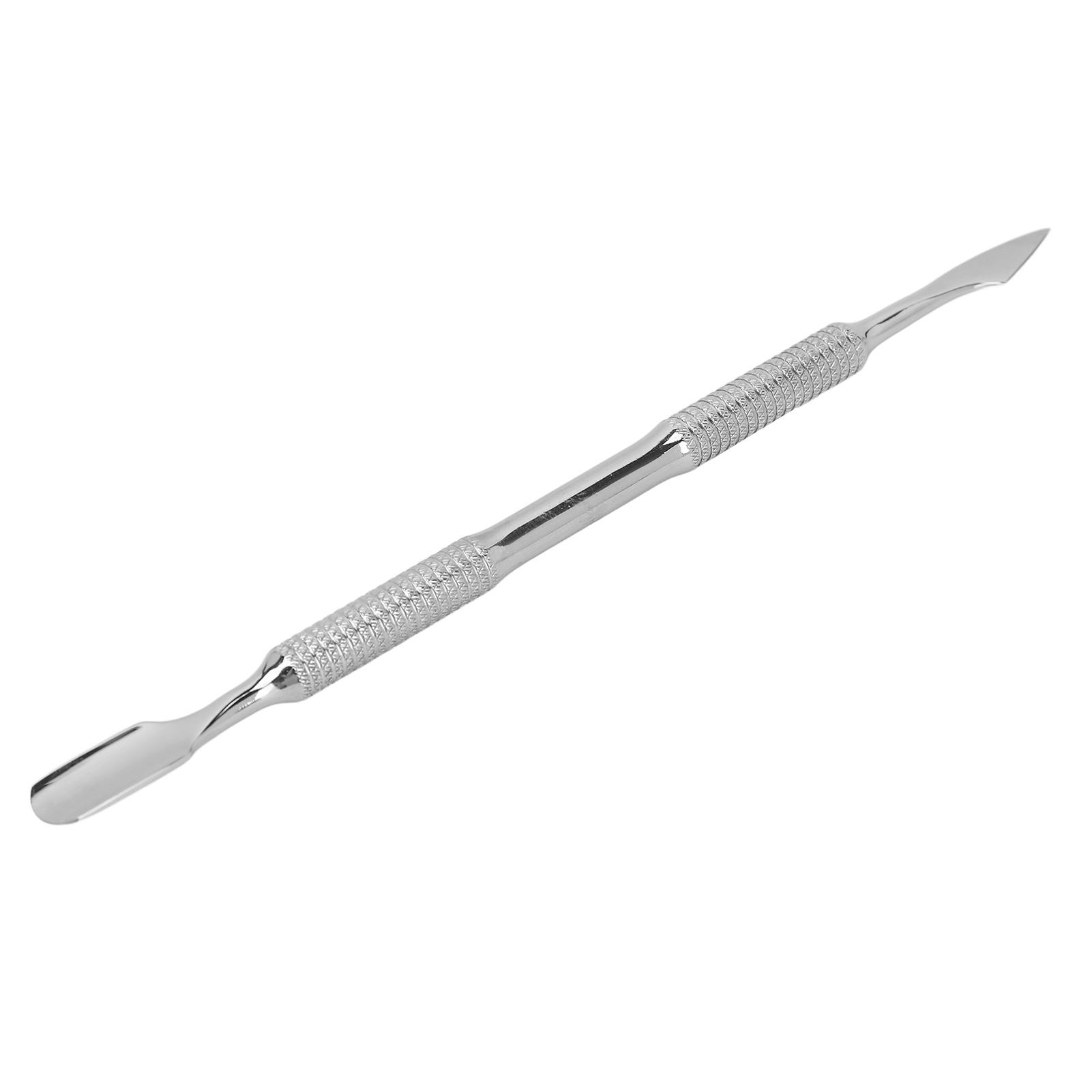 Double End Nail Pusher Stainless Steel Scraper Nail Polish Peeler Nail Cuticle Dead Skin Removal Tool
Double End Nail Pusher Stainless Steel Scraper Nail Polish Peeler Nail Cuticle Dead Skin Removal Tool