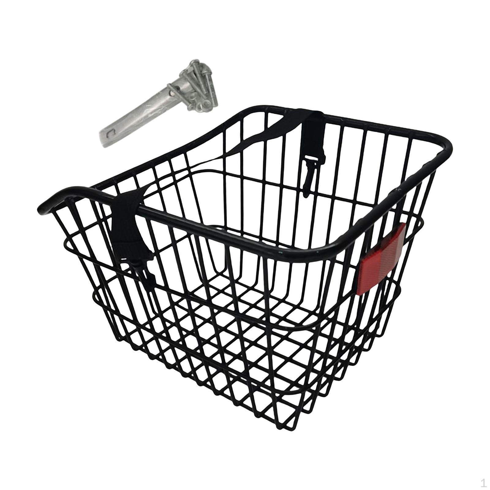 Bike Rear Basket with Tail Reflect Hanging Cycling Baskets for Universal Black Mesh Bottom
Bike Rear Basket with Tail Reflect Hanging Cycling Baskets for Universal Black Mesh Bottom